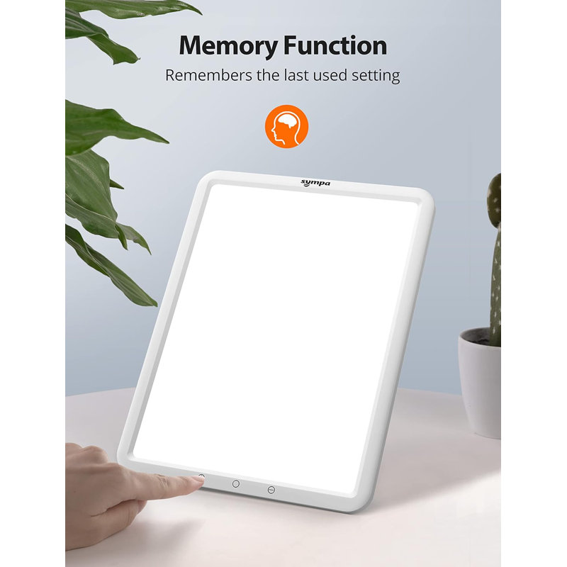 Light Therapy Lamp Sun Lamp With 20 100 Adjustable Brightness Sunlight Lamp With 15000 Lux Uv free Happy Lamp With Memory Function 30 Minute